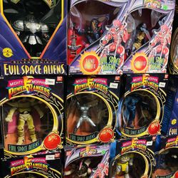 VINTAGE POWER RANGER ACTION FIGURES 