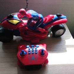 Ultimate Spider-man U-command Control Motorcycle 