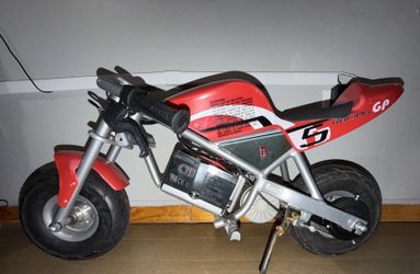 Razor 24V Mini Electric Bike Motorbike 1 Speed Pocket Rocket Motorcycle Red