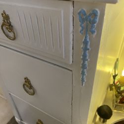 1920 Antique Full Length Tri Fold  Mirror Van