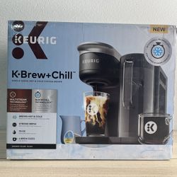 Keurig K-Brew + Chill Iced & Hot Single Serve Coffee Maker with QuickChill & MultiStream Technology, 70oz Reservoir, Strong Brew, Holiday Gift Favorit