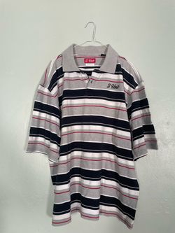 Vintage Y2K G-Unit Striped Polo Shirt - 4XL Oversized Streetwear