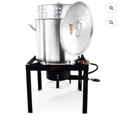 LoCo Cookers 60 Qt Propane Outdoor Fryer with Twist & Steam SureSpark - NEW