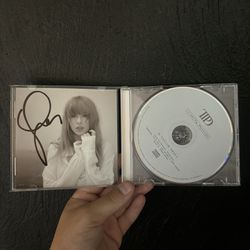 Taylor Swift TTPD CD Signed In Hand 