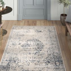Blue/Beige/Ivory/Gray Area Rug