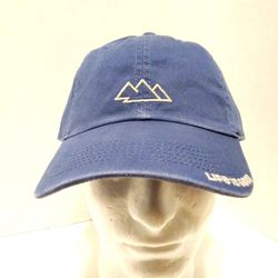 Life is Good A Chill Cap Simple Mountains Vintage Blue baseball hat adult