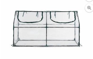 71in Portable Mini Greenhouse Bell Shaped Outdoor Plant Growing House Clear