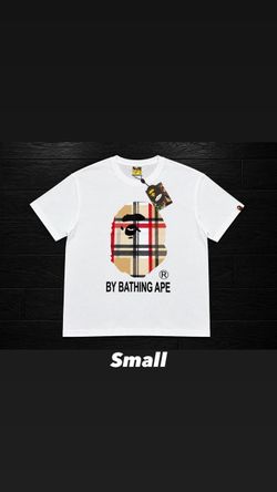BAPE By Bathing Ape Plaid Graphic T-Shirt Small
