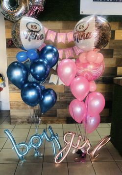 Bunch of balloons girl or boy 35 each