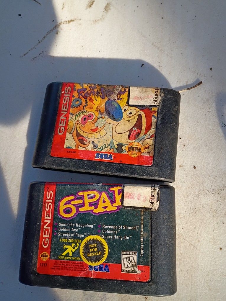 Old Sega Genesis Games 