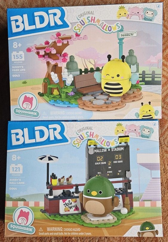 2 Squishmallows BLDR Sets