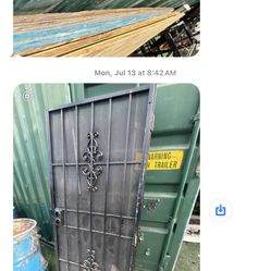 Metal Door Security Wide 36 Tall $80