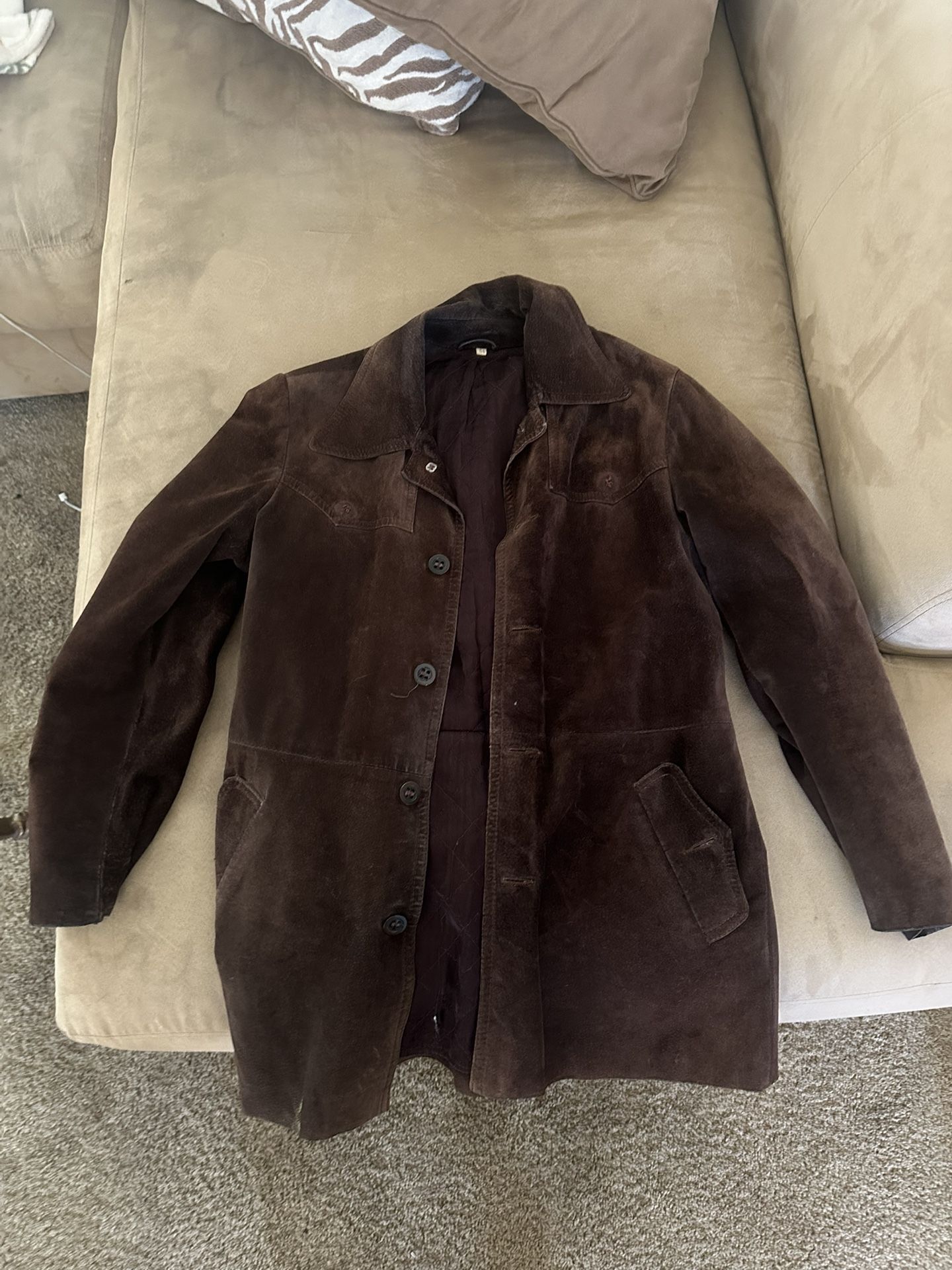 Vintage Brown Leather Jacket