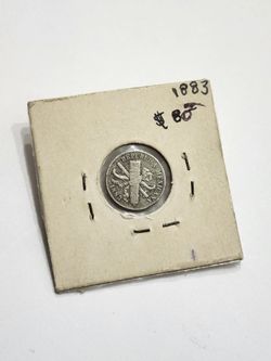 1883 Mexico Un Centavo Antique Coin