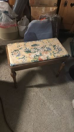 Vintage Piano Bench 