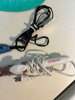 Conair Curling Iron and Nano mini straightener