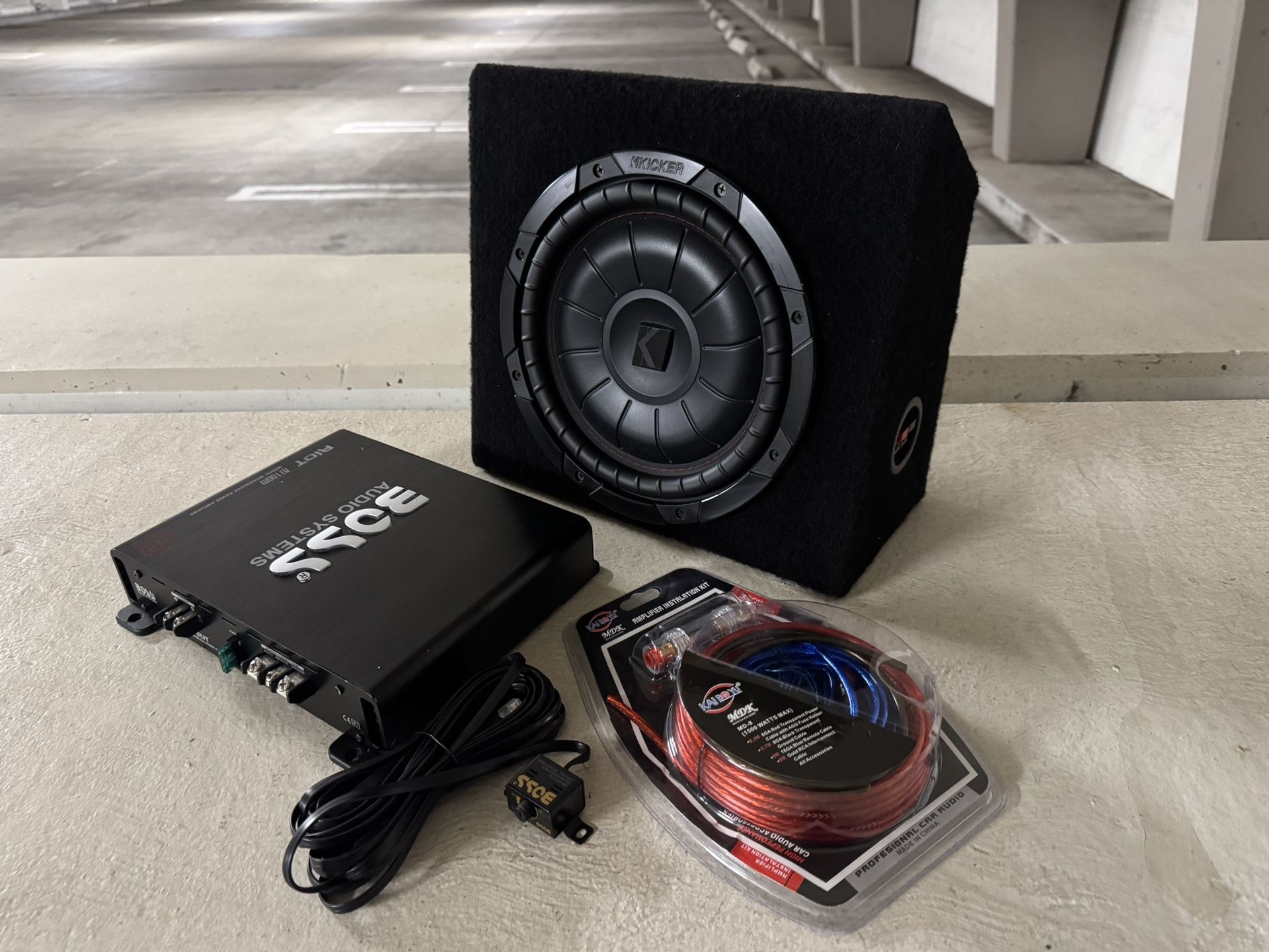 10”inch kicker Speaker With Amplifier