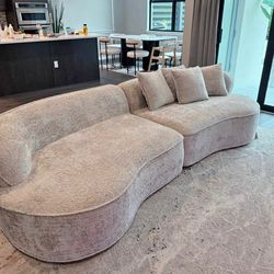 Staging sofa sectional curved new for staging