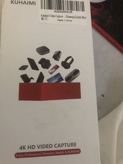 Kuhaimi  Video Capture Card, 4K HDMI Audio Video Capture Card