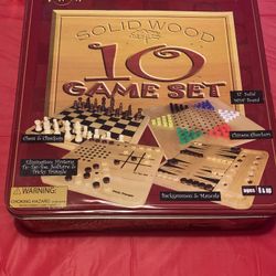 Fundex Solid Wood 10 Game Set