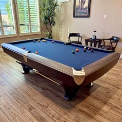 8’ Brunswick Gold Crown VI Pool Table - Delivered & Installed