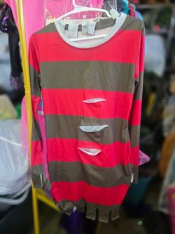 Freddie women halloween costume shirt new sz S NEW
