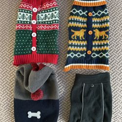 Doggie Vests And Sweater