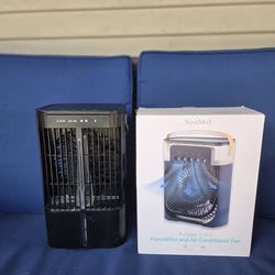 Two Portable Humidifier and Air Conditioner fan