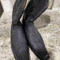 Black Cowboy Boots 9