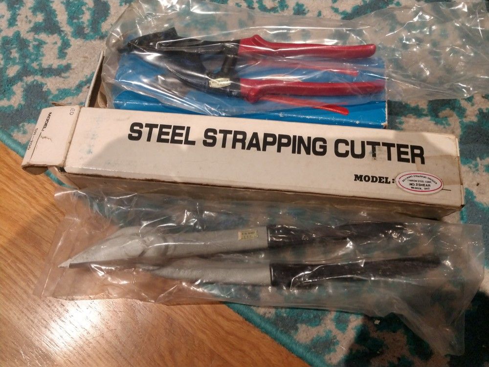 2 Steel Strapping Cutters, New 