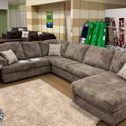 Goylake Chocolate Sectionals Sofas Couchs 