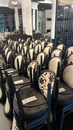 French country dining chairs from restaurant