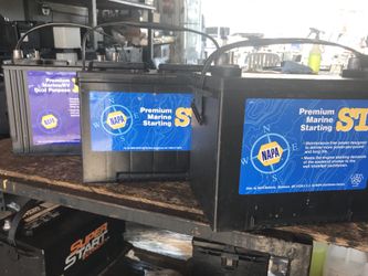 Used marine batteries