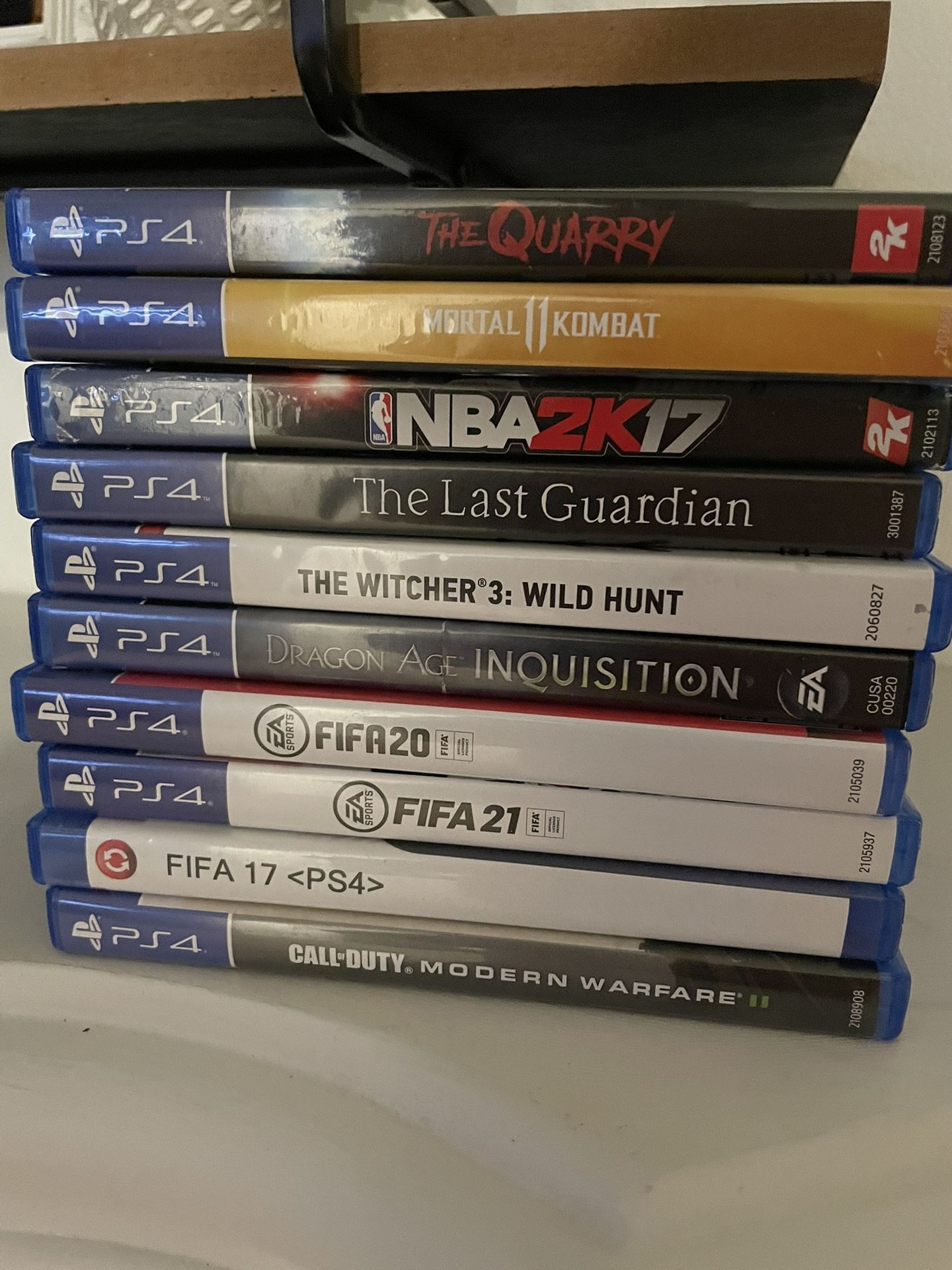 PS4 Games GTA 5 Mortal Kombat Call Of Duty, NBA 2k And FIFA