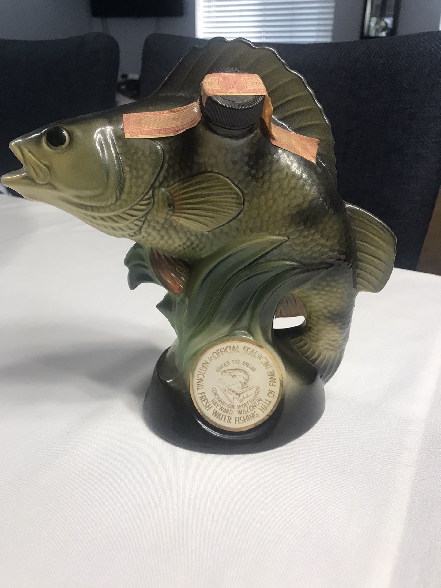 Jim Beam fish decanter