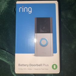Ring battery Doorbell Plus