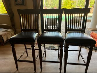 Three bar stools