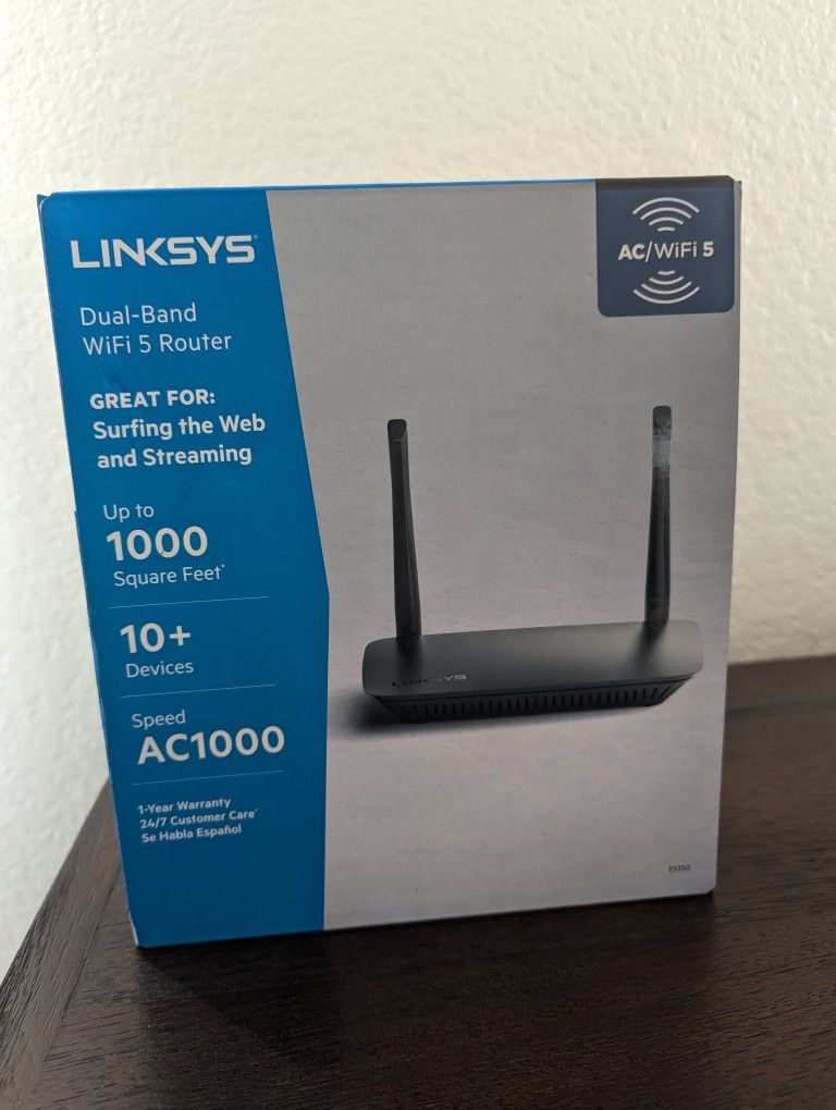 Linksys AC1000 Dual Band WiFi 5 Router $10 Or Best Offter
