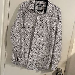 Men’s Dress Shirt Camisa De Hombre XL