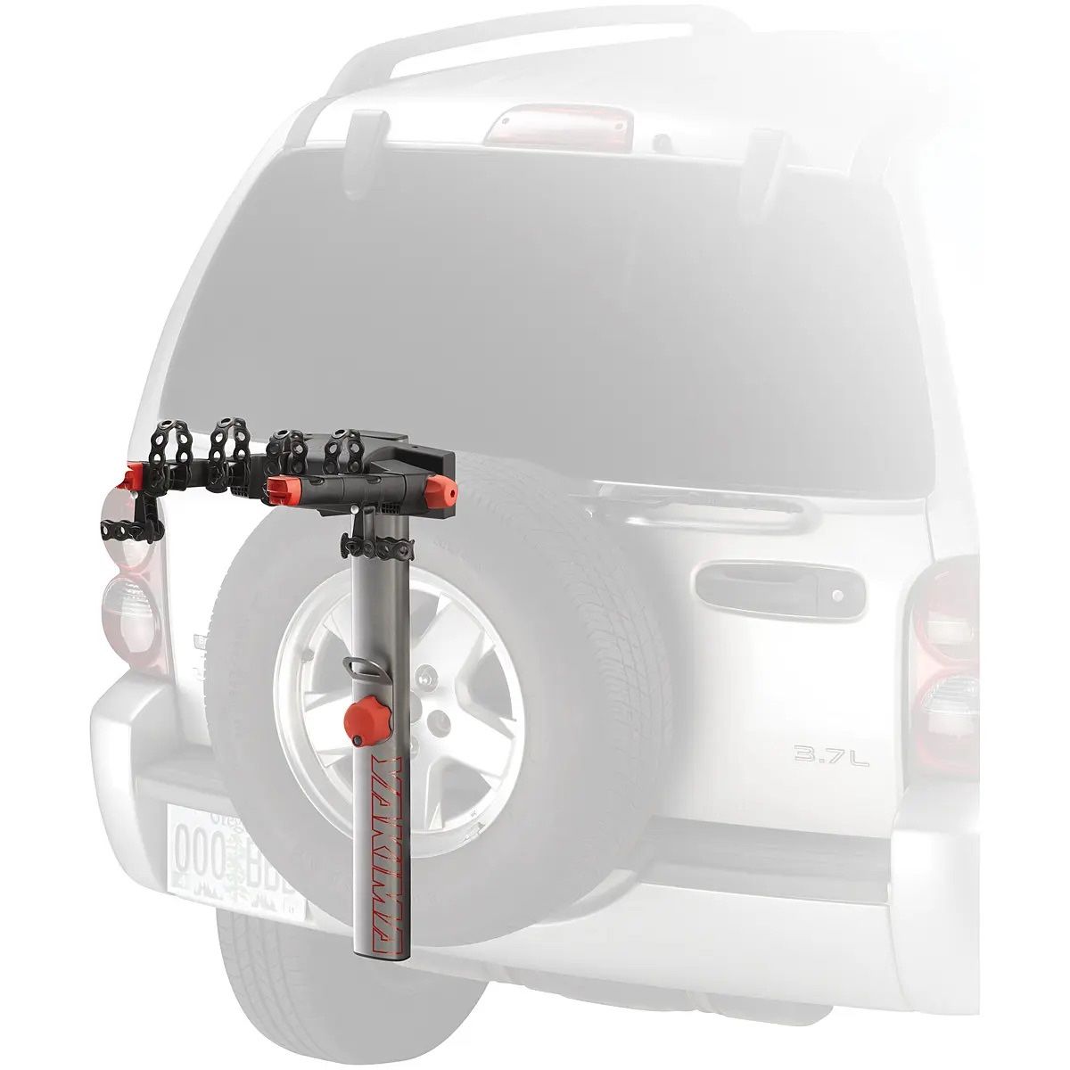 YAKIMA SPARERIDE Spare Tire Mount 2 Bike Rack w/ Lock & Key Jeep FJ