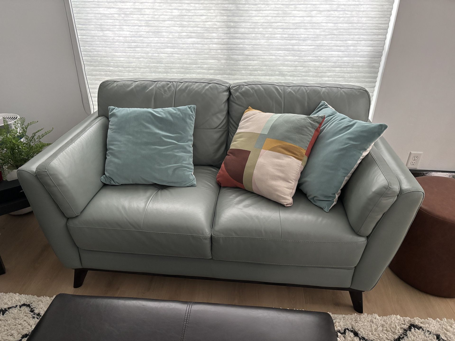 Italian leather couch