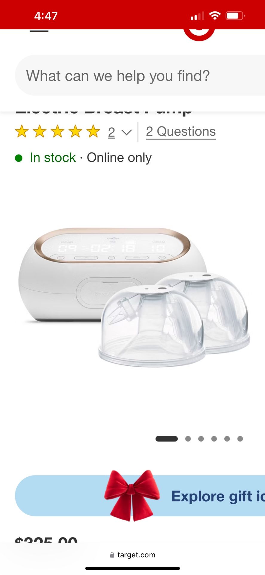 Spectra Breast Pump Gold