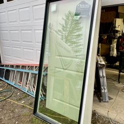 Black Vinyl Window Tempered New