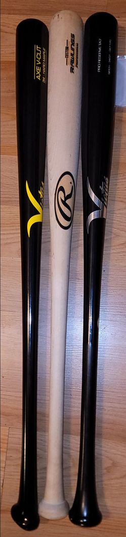 Brand New Wood Baseball Bat 34" Victus Pro Reserve $180.00, Victus Axe Handle $160.00, Rawlings Bat $90.00, Pick Which One You Like