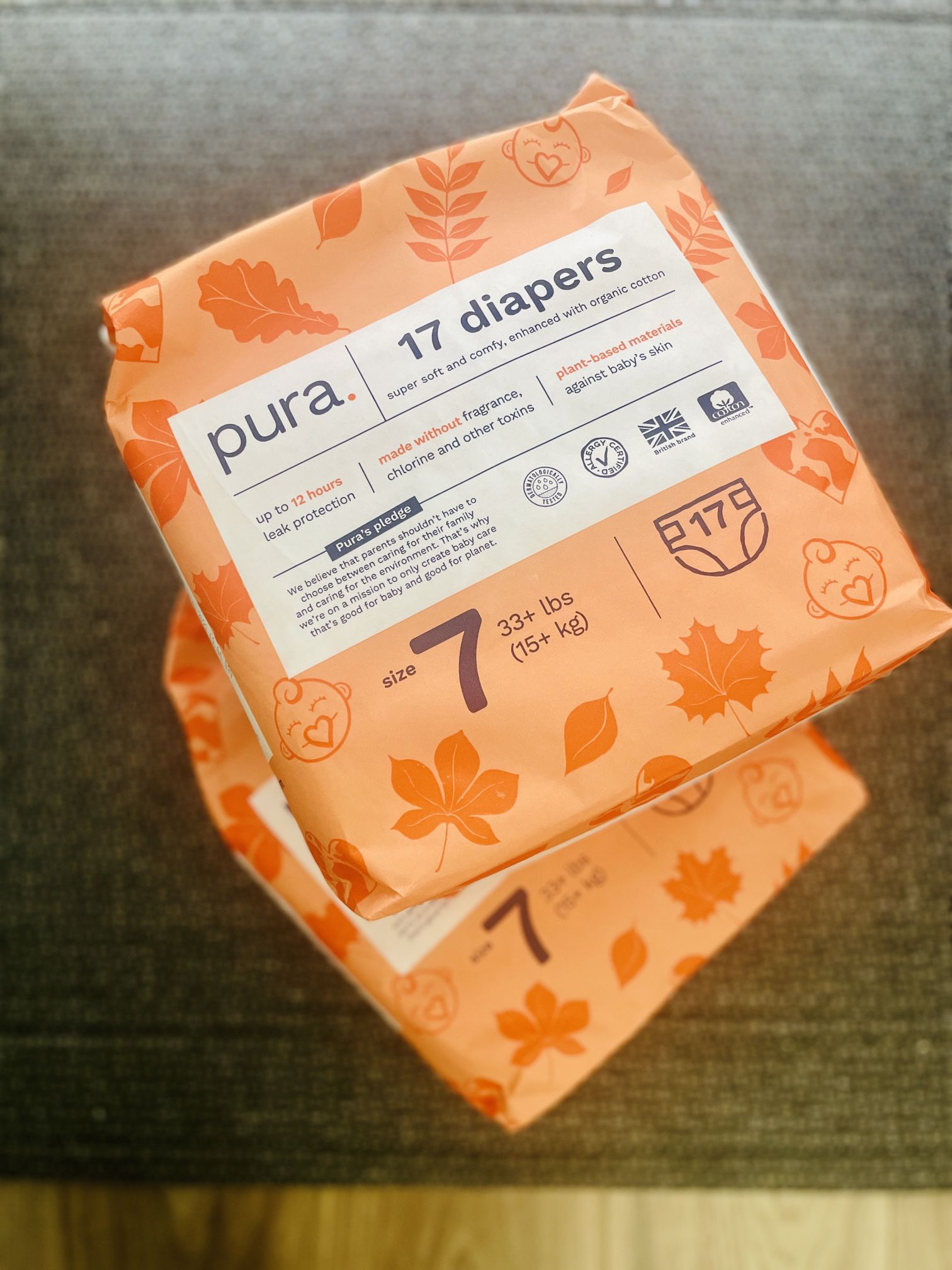 Diapers Size 7 Pura