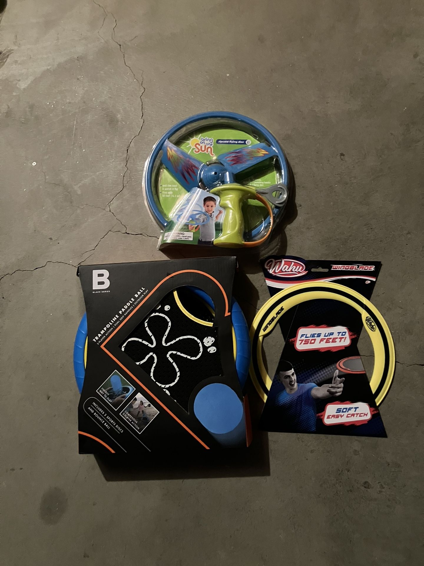 3 Outdoor Toys New