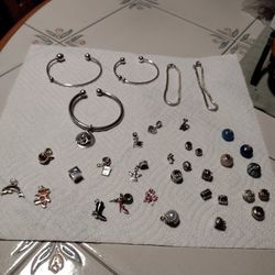Sterling Silver Bracelets/Charms (See Prices Below)