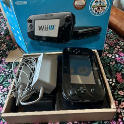 Nintendo Wii U With Box And Manuals