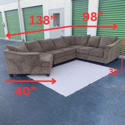 Brown Sectional Couch Set Local Delivery 🚚 💨