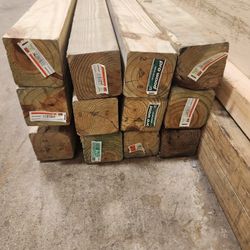 4×4×8 Lumber